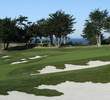 Fairway bunkers loom large on the 605-yard par-5 finishing hole on the Black Horse Course.