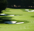 At 613 yards, par is an excellent score on the par-5 eighth on the Bayonet Course. 