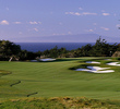 The 527-yard par-5 18th on the Bayonet golf course is a nice risk-reward finishing hole.
