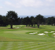 At 224 yards, the par-3 15th hole on the Black Horse course presents plenty of challenge.