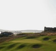 The par-5 eighth hole plays to a heavily guarded green at the New Links at Bodega Harbour. 