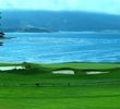 The 18th green, as seen from the Pebble Beach Lodge, remains one of the best views in golf.